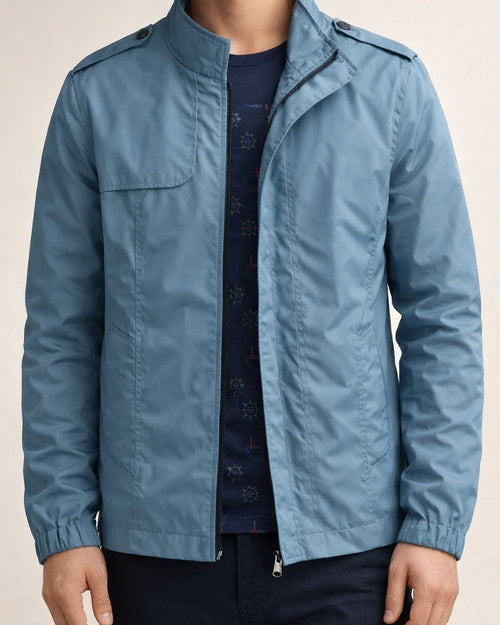 Spring and Autumn models of men's casual jackets stand-up collar work jacket solid color shoulder badge flight suit outerwear men's clothing | JRSEE:e6550d70-32bc-4bb1-9581-69df09facbfb