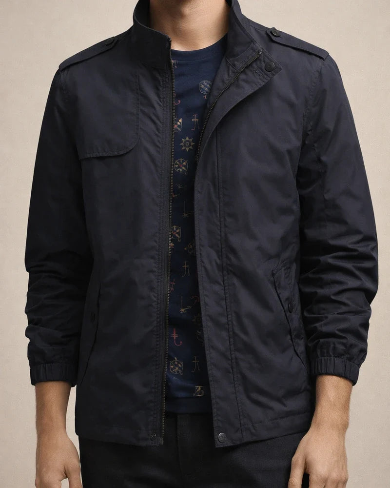 Spring and Autumn models of men's casual jackets stand-up collar work jacket solid color shoulder badge flight suit outerwear men's clothing | JRSEE:bb3daeb9-1073-4ba3-bca0-f289d61d1691