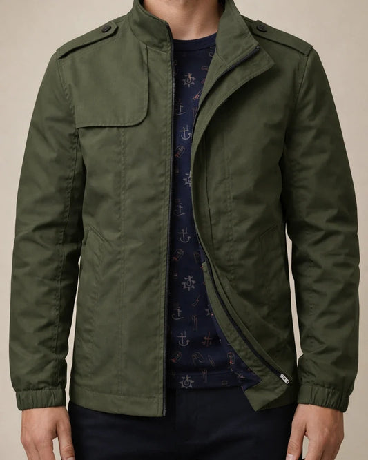 Spring and Autumn models of men's casual jackets stand-up collar work jacket solid color shoulder badge flight suit outerwear men's clothing | JRSEE:8641d0fa-dc75-4531-9ffc-e4e21cb6facf