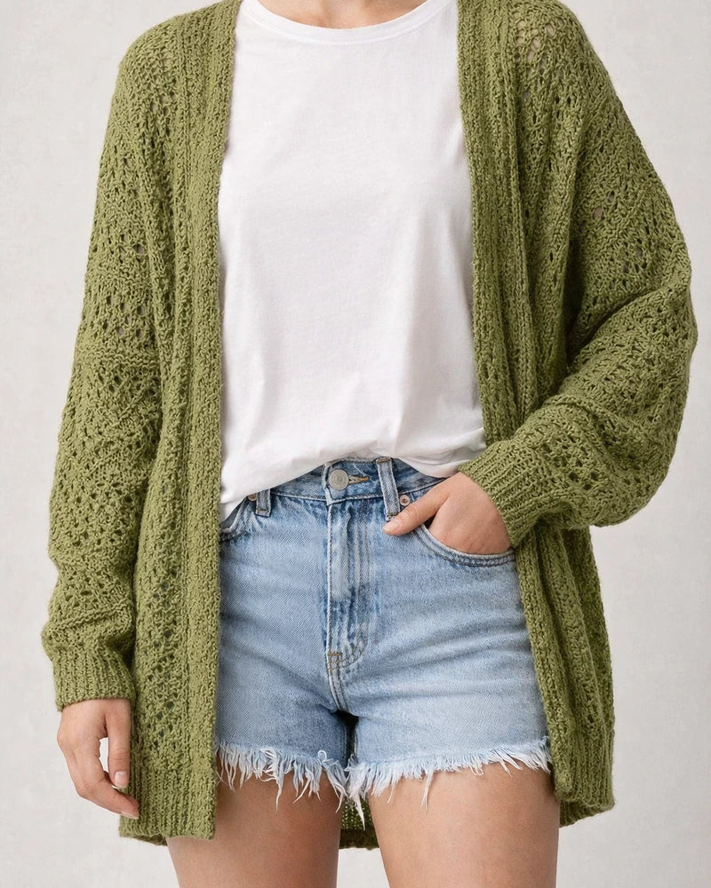 Spring and Autumn New Fashion Ladies Cardigan Long-sleeved Skeleton Jacket | JRSEE:fee9fbb5-1e31-43e6-a584-c479a1a00c04