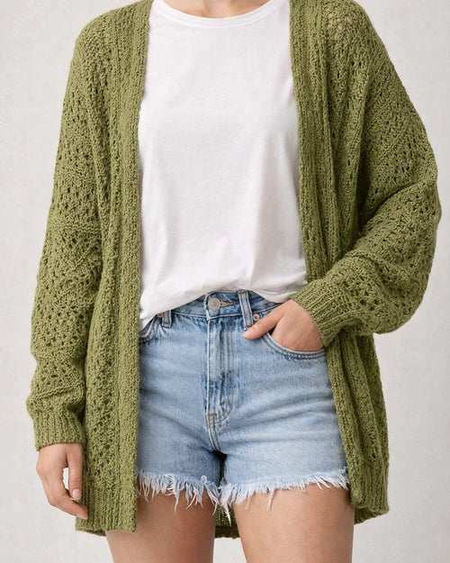 Spring and Autumn New Fashion Ladies Cardigan Long-sleeved Skeleton Jacket | JRSEE:fee9fbb5-1e31-43e6-a584-c479a1a00c04