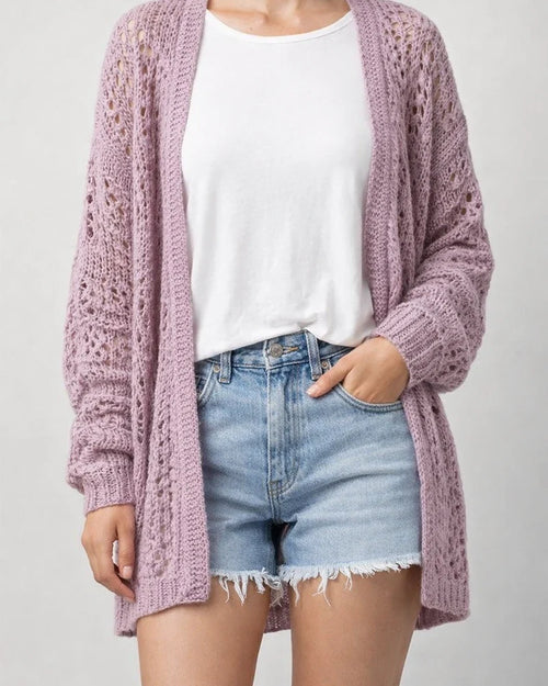 Spring and Autumn New Fashion Ladies Cardigan Long-sleeved Skeleton Jacket | JRSEE:c14639e9-dba5-45fc-b53b-8e2c623ac10b