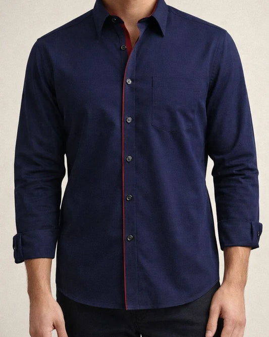 Spring and Autumn Summer Explosion Models Fashion Business Casual Slim Type Long-sleeved Shirt Youth Trend Solid Color Shirt | JRSEE:ec08c071-dc09-4f15-b1b8-4b4a64aeaddc