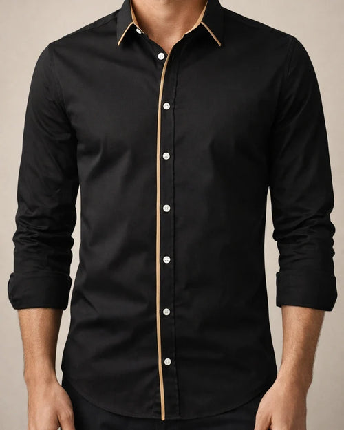 Spring and Summer Men's New Men's Casual Shirt Men's Long-sleeved Business Shirt | JRSEE:95e60482-1201-4b2a-b53d-652158fc611f