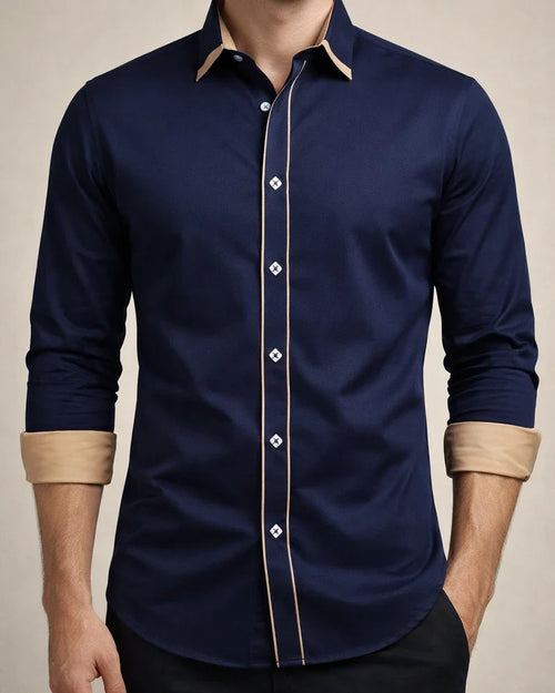 Spring and Summer Men's New Men's Casual Shirt Men's Long-sleeved Business Shirt | JRSEE:e2c21ec2-8e7c-4cd5-af0c-1d28f91bbc4d