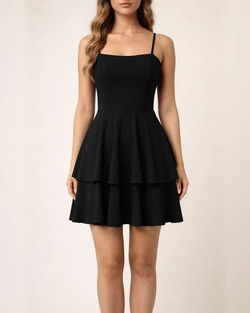 Spring and Summer Models Fresh Wind Explosion Sleeveless Backless Bow Tie Short Dress Sexy Halter Dress Solid Color A-line Dress | JRSEE:8629b486-b6c8-43e5-a723-fccb612cf79a