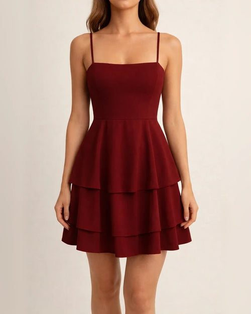 Spring and Summer Models Fresh Wind Explosion Sleeveless Backless Bow Tie Short Dress Sexy Halter Dress Solid Color A-line Dress | JRSEE:01d7e524-bcbb-49e6-8ba4-b6e113832483