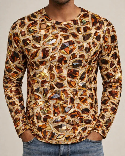Spring/Fall New Arrival Men's Casual Long-Sleeve 3D Printed T-Shirt | JRSEE:8de3fb33-5e5a-4e16-9e5b-e07698941273