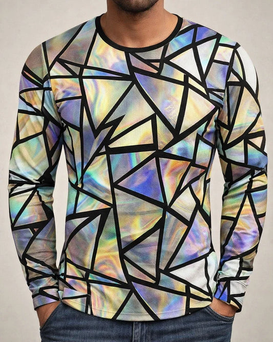 Spring/Fall New Arrival Men's Casual Long-Sleeve 3D Printed T-Shirt | JRSEE:0d56d2d6-e215-431b-ab5c-8903be933c04