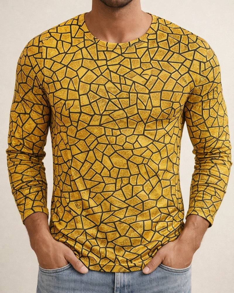 Spring/Fall New Arrival Men's Casual Long-Sleeve 3D Printed T-Shirt | JRSEE:82b40d16-0134-4106-aca3-864d1e70bb77