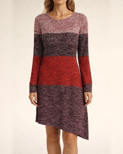 Spring/Fall Women's Crew Neck Long Sleeve Casual Comfort Dress Printed Dress | JRSEE:1cf06e41-4e3b-4059-a77c-fcd70795e0e0