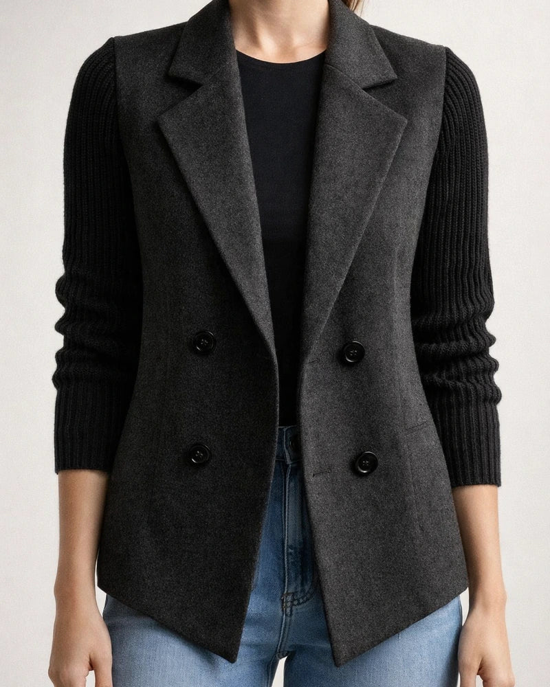 Spring New Arrival Women's Fashionable Woolen Suit Collar Tweed Jacket | JRSEE:b76f83ee-235a-4f3f-b62f-37e4b7560749