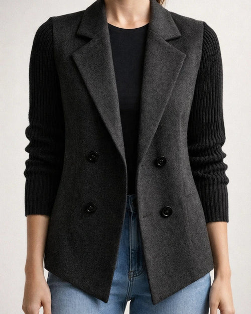 Spring New Arrival Women's Fashionable Woolen Suit Collar Tweed Jacket | JRSEE:b76f83ee-235a-4f3f-b62f-37e4b7560749