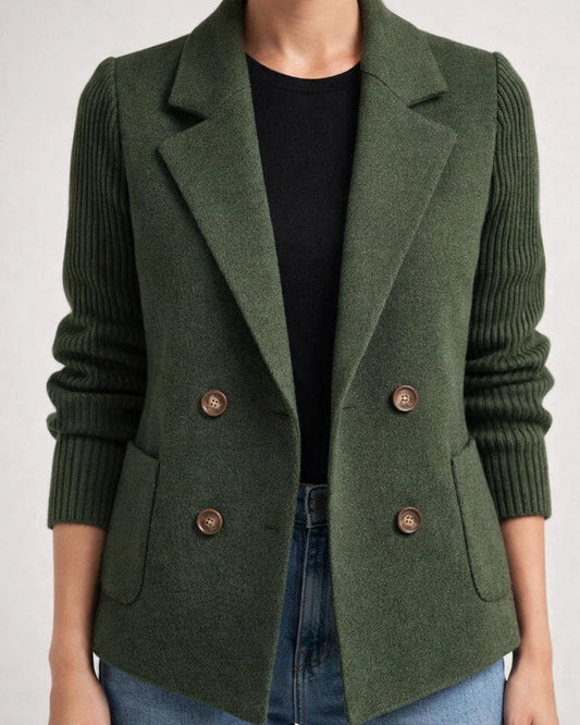 Spring New Arrival Women's Fashionable Woolen Suit Collar Tweed Jacket | JRSEE:29bf1965-5e6b-4494-8b10-e5411a532b95