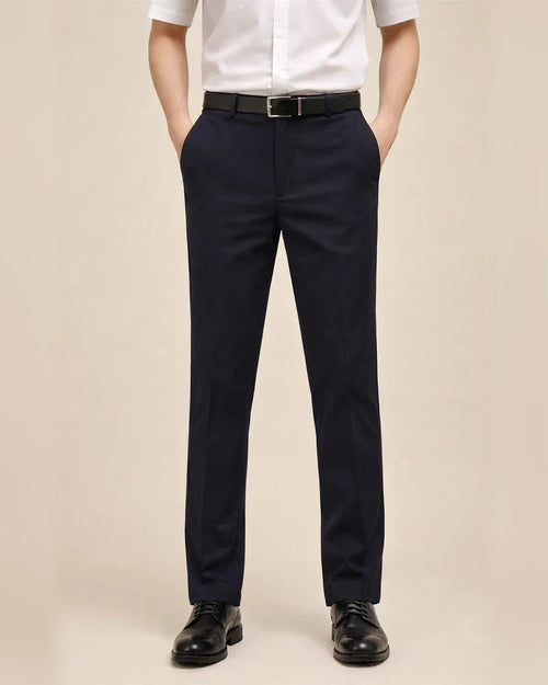 Spring/Summer Men's Dress Pants Business Casual Pants Ice Silk Stretch Men's Pants Loose Straight Leg Pants | JRSEE:16cdaedd-8d8c-4868-a5df-4fa5b54488b6
