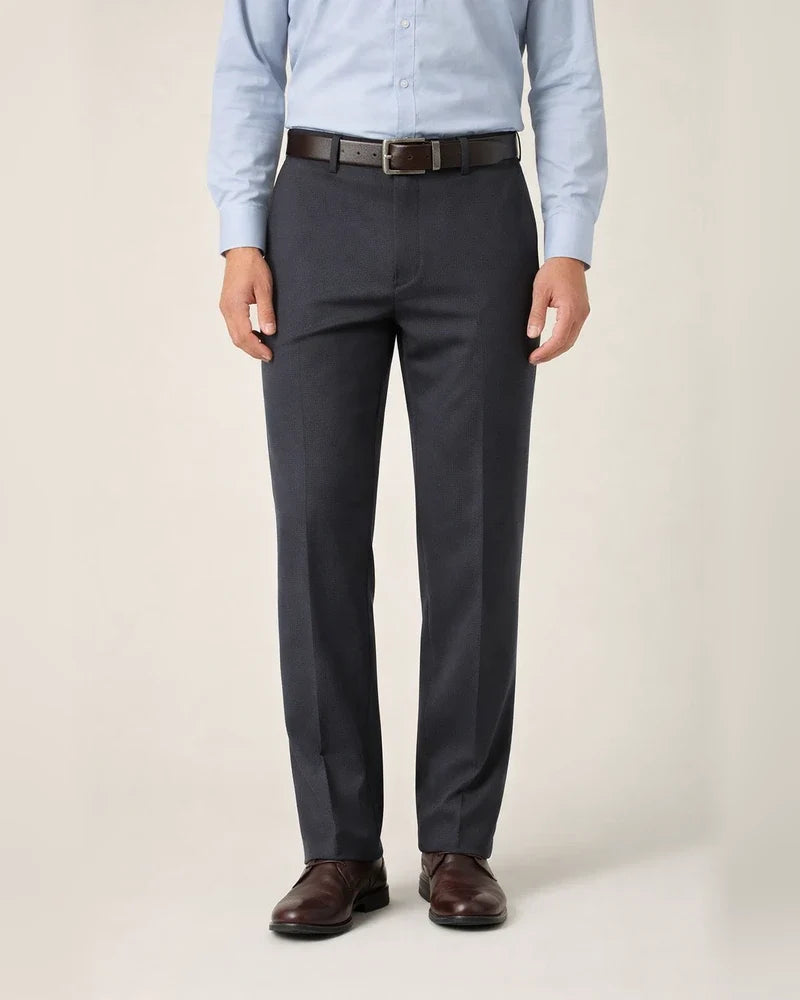 Spring/Summer Men's Dress Pants Business Casual Pants Ice Silk Stretch Men's Pants Loose Straight Leg Pants | JRSEE:617978e3-ab17-4d9f-8e0d-7288a5cc1d70