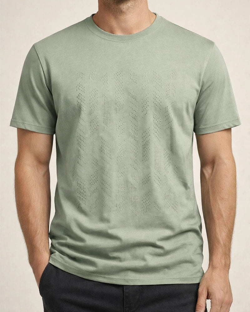 Spring/Summer New Arrival Embroidered Short Sleeve Casual Men's Fashion T-Shirt | JRSEE:ddb0ca41-27ef-400d-b317-d892d56a7f65