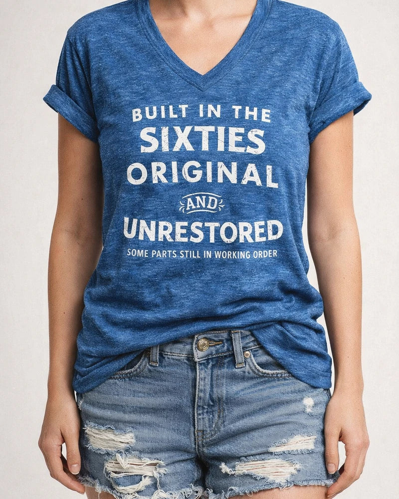 Spring/summer New English SIXTIES Printed T-shirt Women's Top S M L XL 2XL 3XL | JRSEE:7a6c480f-ae83-423b-a95b-b859e5a1e9a9