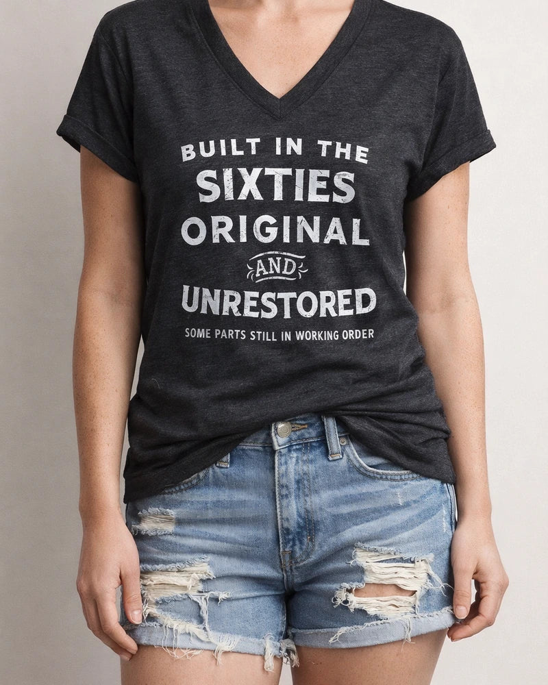 Spring/summer New English SIXTIES Printed T-shirt Women's Top S M L XL 2XL 3XL | JRSEE:c94a8c9a-bd9f-465f-bcdc-210a3381ca52