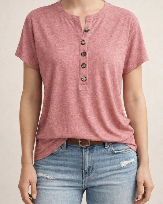 Spring/Summer Women's New Arrival Solid Color Fashion Short-Sleeve T-Shirt | JRSEE:f7f8506b-38f0-4ac0-867d-07c0119dfc15