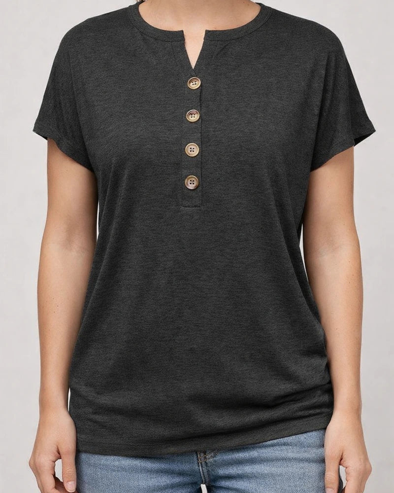 Spring/Summer Women's New Arrival Solid Color Fashion Short-Sleeve T-Shirt | JRSEE:52c18f61-5fe9-4ab0-9856-edf28623f671