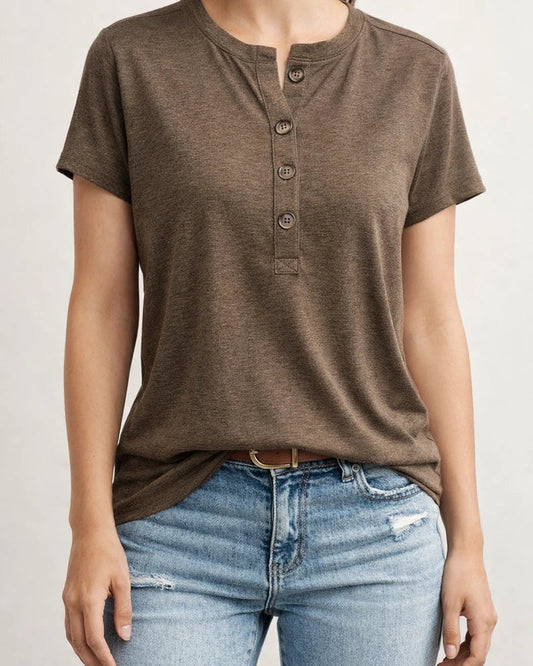 Spring/Summer Women's New Arrival Solid Color Fashion Short-Sleeve T-Shirt | JRSEE:f817b5f4-684e-46ca-a7d5-21ebc497d604