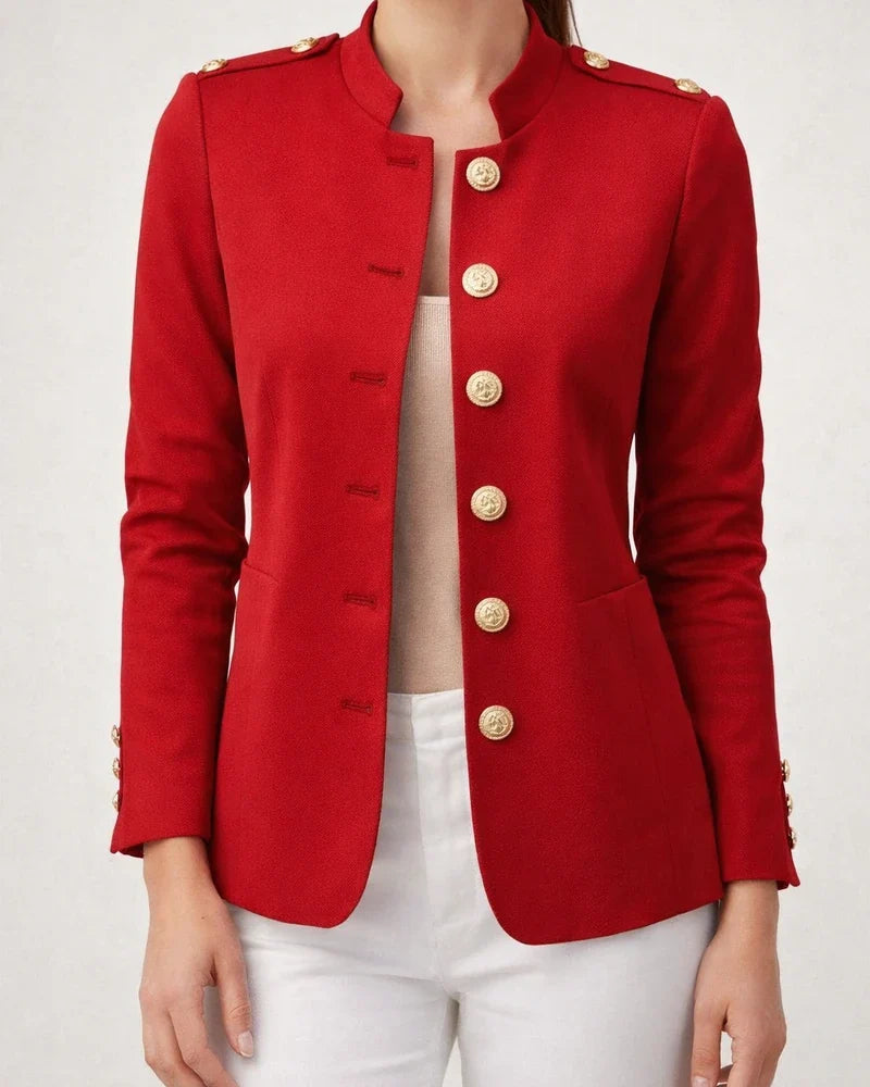 Stand Collar Solid Color Simple Women's Coat | JRSEE:40357819-029f-4475-8050-a235e4ab7e37