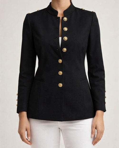 Stand Collar Solid Color Simple Women's Coat | JRSEE:bba0a162-4786-44d9-aab7-0c50b553e35f