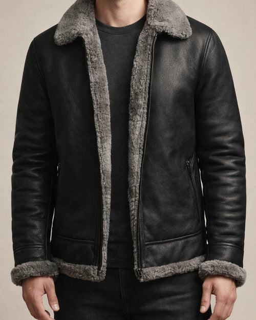 Street Trend New Fur One Men's Jacket Thickened Fur Medium Long Jacket Faux Leather Velvet Menswear | JRSEE:6f9f76bb-7649-42b1-ad54-18b8d28ae73e