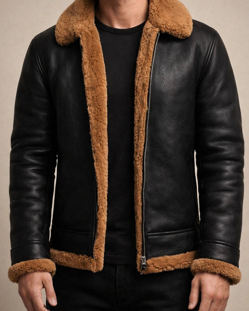 Street Trend New Fur One Men's Jacket Thickened Fur Medium Long Jacket Faux Leather Velvet Menswear | JRSEE:67f2027f-e352-423b-960e-9011bec9eec6
