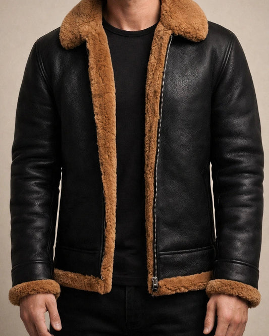 Street Trend New Fur One Men's Jacket Thickened Fur Medium Long Jacket Faux Leather Velvet Menswear | JRSEE:67f2027f-e352-423b-960e-9011bec9eec6