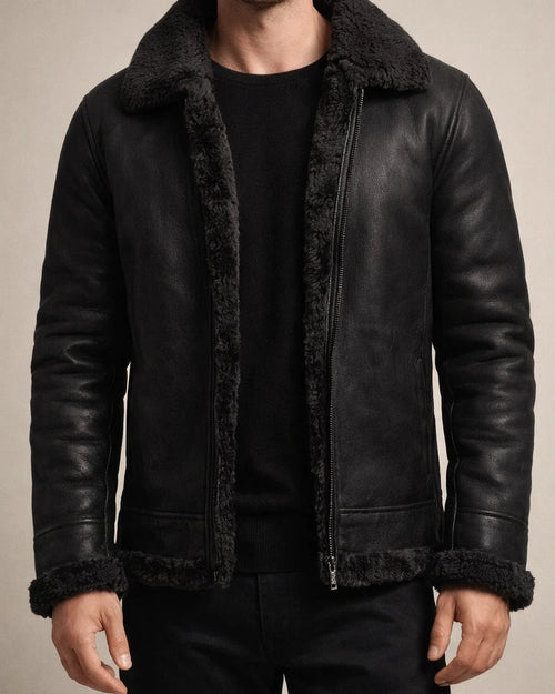Street Trend New Fur One Men's Jacket Thickened Fur Medium Long Jacket Faux Leather Velvet Menswear | JRSEE:e42a0879-4702-427d-a8b5-ac1f9b492805
