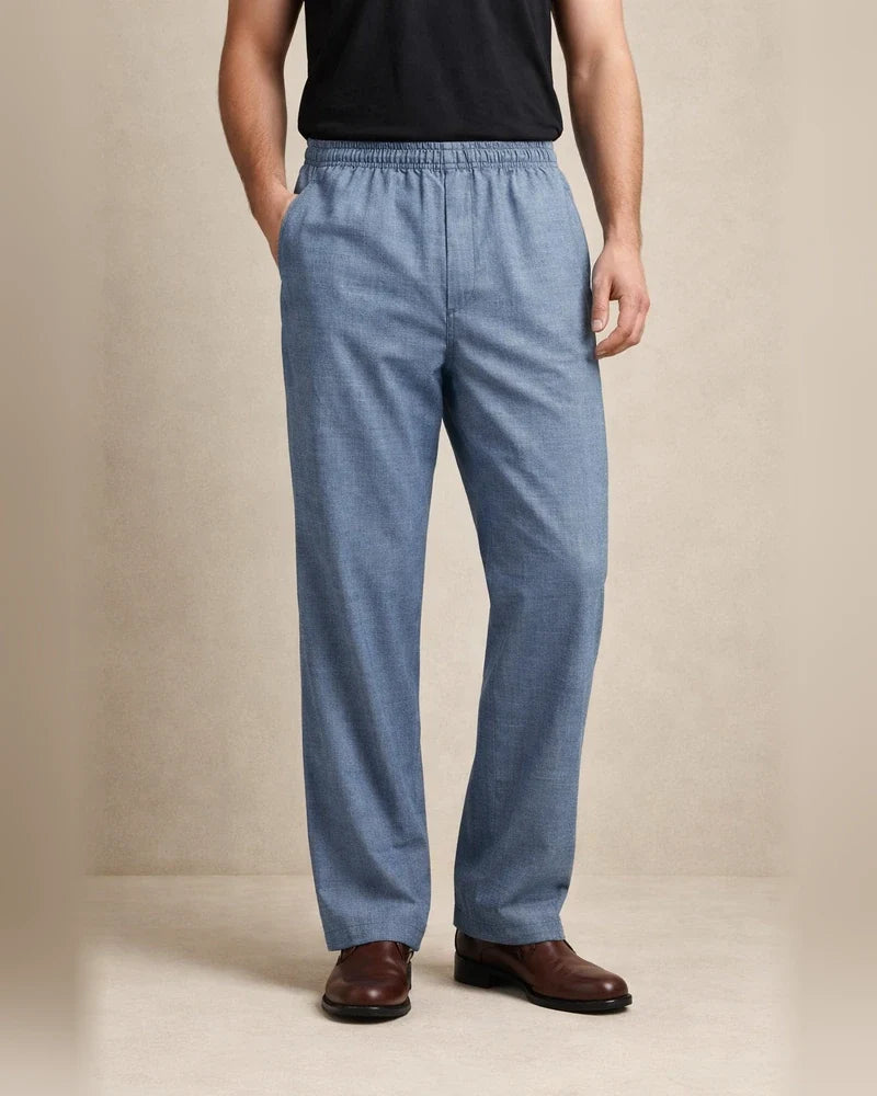 Summer Loose Cotton Linen Pants Elastic High Waist Deep Pants Men's Elastic Thin Pants | JRSEE:8d7c2723-292f-4ae6-9a5d-9069f6692133