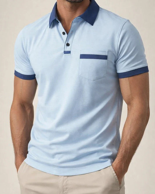 Summer Men's Colorful Pockets POLO Shirt Sports Polo Shirt Loose Type Casual Short-sleeved Polo Shirt | JRSEE:e6bb6bcc-337e-4db6-9e4b-8d6482cd9658