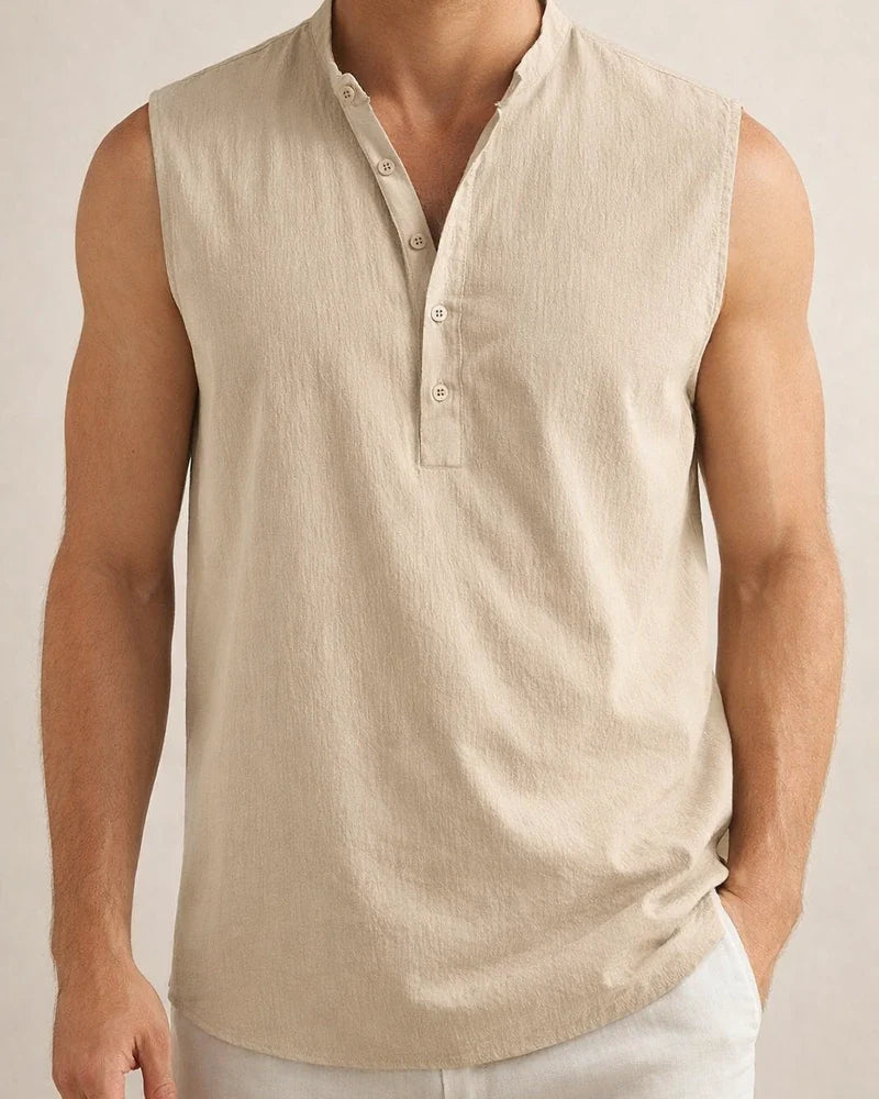 Summer Men's New Sleeveless Bottoming Shirt Men's Casual Undershirt Tops | JRSEE:a34a223d-b076-426b-97e7-b1bbd9cd8786