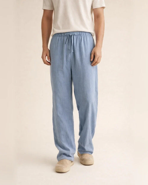 Summer Men's Plus Size Casual Pants Cotton-Linen Blend Athletic Straight-Leg Pants | JRSEE:e50f1fd5-9bd3-44de-b8ce-a9a60e1e0147