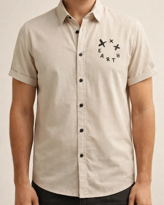 Summer Men's Short-sleeved Shirts Chinese Style Printed Casual Shirt | JRSEE:2112ebee-6480-48fd-957e-71d6e507a4f8
