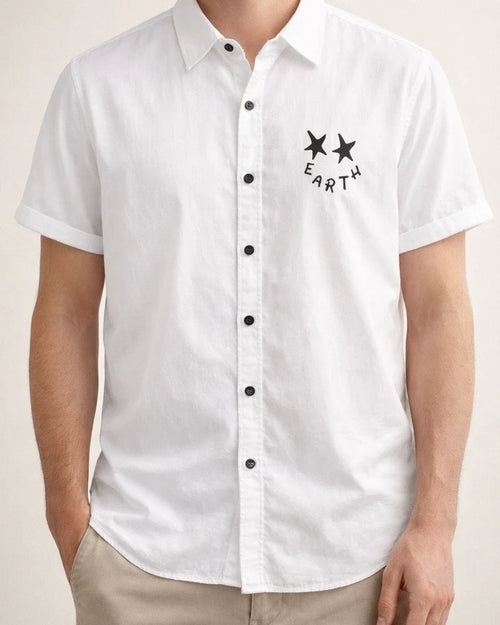 Summer Men's Short-sleeved Shirts Chinese Style Printed Casual Shirt | JRSEE:95fe5877-6d0c-4194-a8cb-ea0dba082936