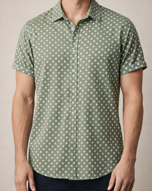 Summer New Men's Large Size Floral Shirt Youthful Popular Fashion Hawaii Wave Point Short-sleeved Shirt | JRSEE:f090031e-2afb-48c8-a323-f7c9bcbb0eea