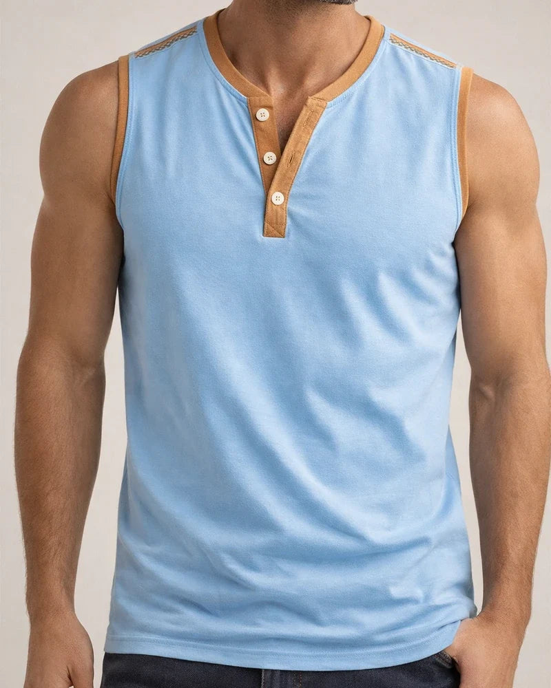 Summer New Men's Sports Sleeveless Casual T-shirt Undershirt | JRSEE:d4088f2b-7a12-4265-a6a3-fbc5a9df9580