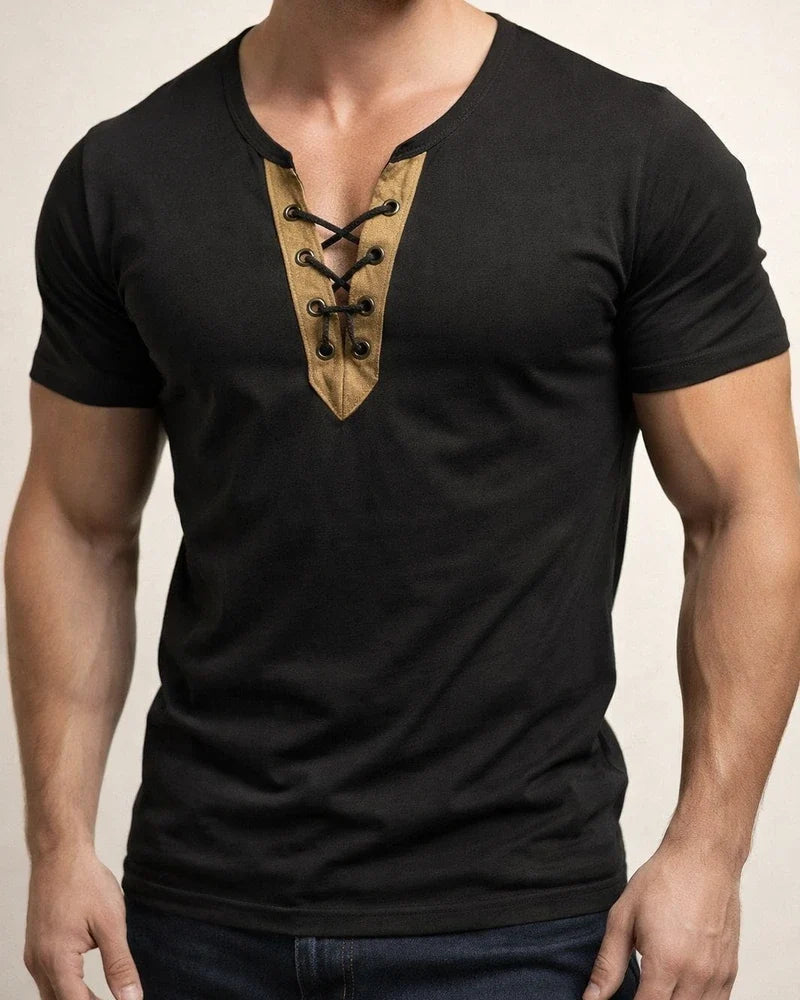 Summer New Men's Thin V-neck Colourful Ding Splicing Sports Fitness Short-sleeved T-shirt Tops | JRSEE:7367d235-9df9-46e6-8f9a-4e4a4a93d4d8