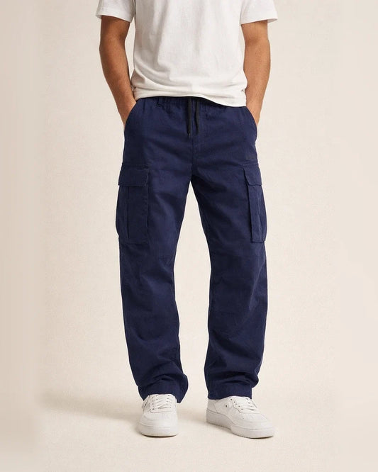 Summer New Men's Work Pants Multi-pocket Solid Color Casual Pants Lace-up Casual Pants | JRSEE:b358a8f8-c4ae-453c-b55a-4820ae51eae9