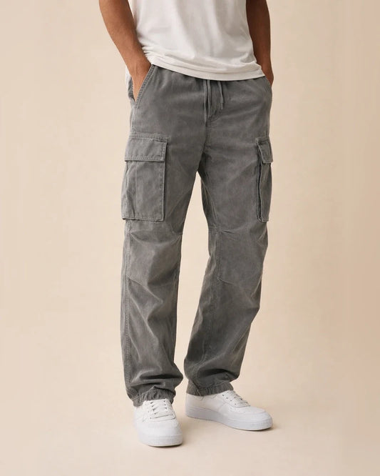 Summer New Men's Work Pants Multi-pocket Solid Color Casual Pants Lace-up Casual Pants | JRSEE:b50e1364-edc8-4e5c-8502-bbc5177fa897