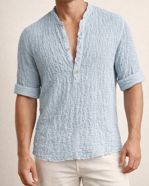 Summer New Personalized Street Men's Round Neck Tops Street Fashion Casual Loose Type Breathable Linen T-shirt Hot Models | JRSEE:c116b601-9625-42b6-a044-6fd40745271d