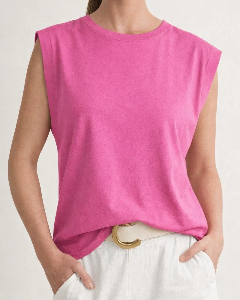 Summer New Round Neck Loose Short-sleeved T-shirt Striped Tops Women Undershirt Macaroon Color Ladies Tops | JRSEE:40648d4f-ed3c-4458-ae6e-ac1c7a695fc2
