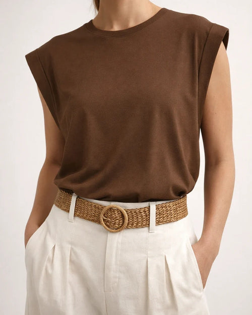 Summer New Round Neck Loose Short-sleeved T-shirt Striped Tops Women Undershirt Macaroon Color Ladies Tops | JRSEE:355a05b9-445a-41da-8d9b-ee4170ea9da9