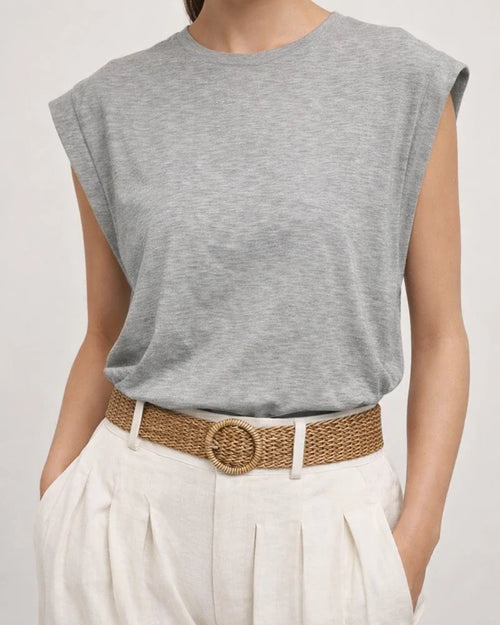 Summer New Round Neck Loose Short-sleeved T-shirt Striped Tops Women Undershirt Macaroon Color Ladies Tops | JRSEE:624baf5b-72e1-4341-840e-fb7140889f0d