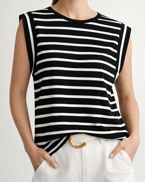 Summer New Round Neck Loose Short-sleeved T-shirt Striped Tops Women Undershirt Macaroon Color Ladies Tops | JRSEE:c6ddb386-23fa-4046-907d-c1a5d036d120