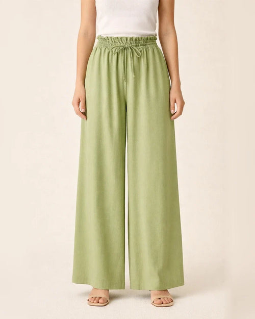 Summer New Women's Wide-legged Pants High-waisted Long Skirt Pants | JRSEE:17691b1e-3b95-4888-9fd8-34f9591ad4dd