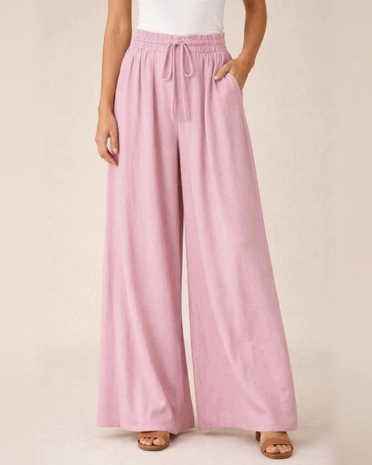 Summer New Women's Wide-legged Pants High-waisted Long Skirt Pants | JRSEE:415fcd3c-697f-437f-80e3-67fa0a53b595